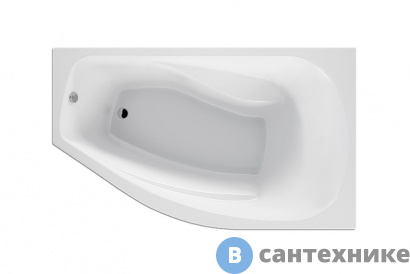 картинка Ванна акриловая МетаКам VENTA 1500х900 правая, на каркасе /ABS-012509/, без сифона