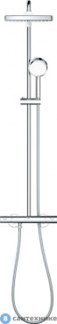 картинка Душевая стойка Grohe 26689000 с термостатомTempesta Cosmopolitan System (хром)