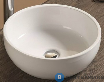 картинка Раковина Art & MAX накладная AM-109, белый, 410х410х145