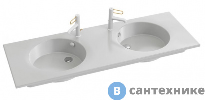 картинка Раковина Jacob Delafon ODEON RIVE GAUCHE EXAS112-Z-00 гладкой нижней поверхностью /140/