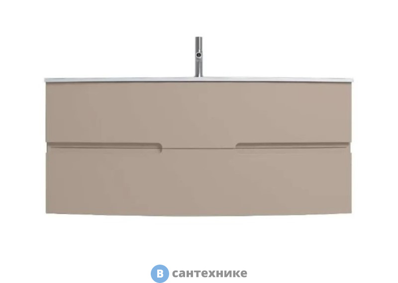 Тумба под раковину Jacob Delafon EB1890RU-G1A 120 см, 2 ящика, телесный лак глянец