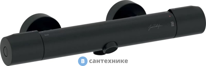 Смеситель Jacob Delafon METRO E24395-BL для ванны и душа, матовый чёрный