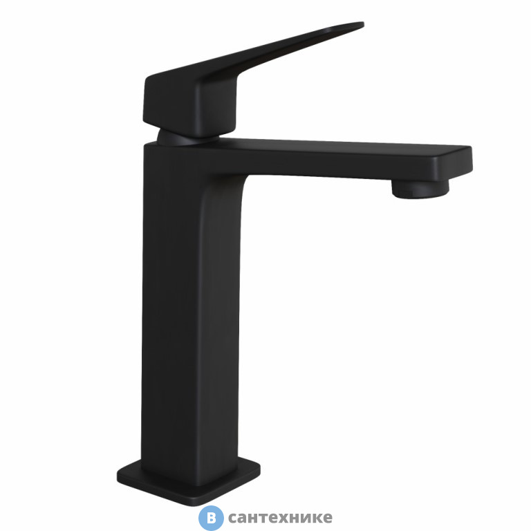 Смеситель Paini Bari RTYO205 для раковины без донного клапана, чёрный