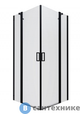 картинка Душевое ограждение Тритон Тау-БЛЭК, 90х90, квад. (DK283)