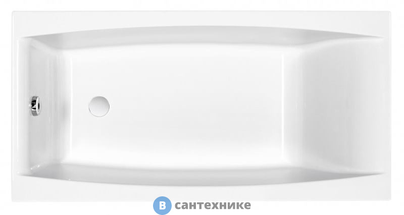 Акриловая ванна Cersanit VIRGO 150x75 (WP-VIRGO*150NL), без каркаса и сифона