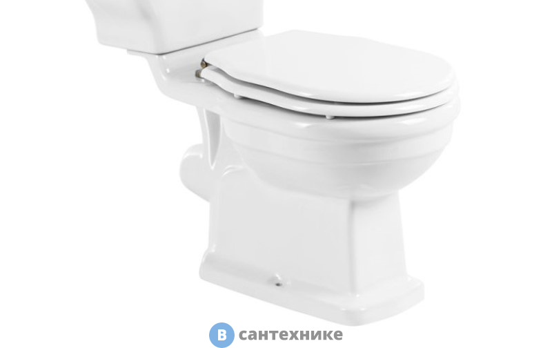Чаша унитаза без бачка BelBagno BOHEME BB115CPR безободкового, без сиденья