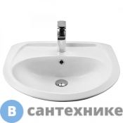 Раковина Santek БРИЗ 60 1WH110466 с отверстием для смеситель /60,5х49,5/ (белый)