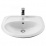 Раковина Santek БРИЗ 60 1WH110466 с отверстием для смеситель /60,5х49,5/ (белый)