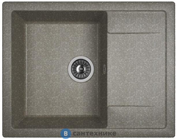 Кухонная мойка Dr. Gans Техно 650, чёрный СМс (25.030.C0650.407)
