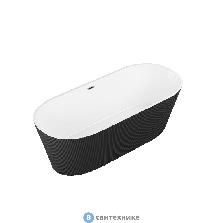 Ванна акрил Grossman GR-27021MB Forta (170x75x58) 