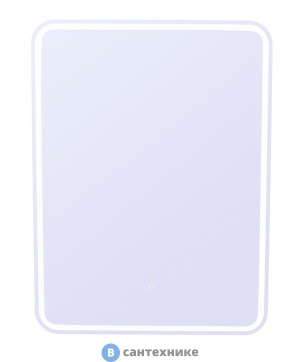 Зеркало-шкаф Style line Каре 50*80 левое с подсветкой, сенсор на зеркале (2000949237251)