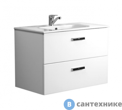 картинка Тумба под раковину Roca VICTORIA NORD ZRU9000032 белый (78,5х45х56,5)