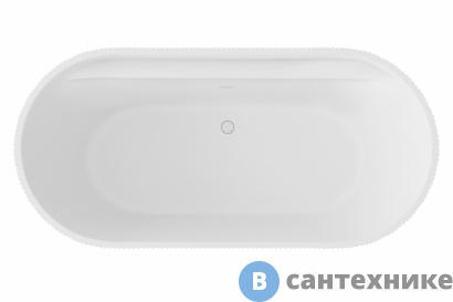 картинка Акриловая ванна ABBER AB9444MW белая матовая