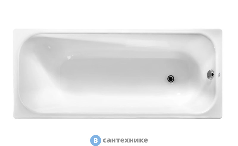 Ванна чугунная WOTTE Start 1700х700 (БП-э00д1139), без ножек