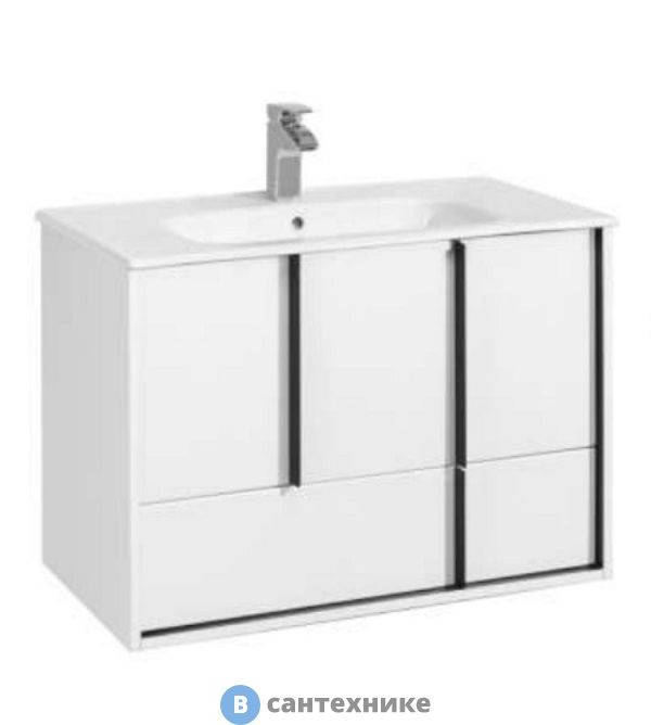 Тумба с раковиной Акватон Ривьера 80 /VICTORIA-N 800/ (1A2390K1RVX20)