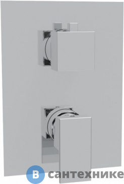 картинка Смеситель Cezares CZR-VDIM5-01-Cr встраиваемый, однорычажный, для душа с 5-и позиционным переключателем, хром