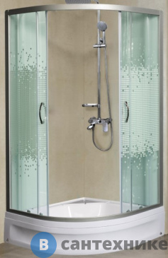 картинка Душевое ограждение МОНОМАХ ДУ 70/180 МЗ без поддона (10000005874)
