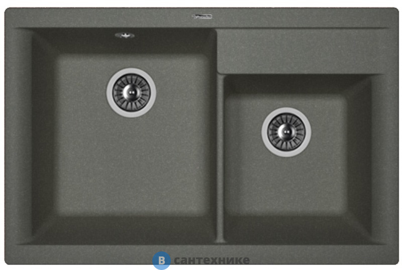 Кухонная мойка FLORENTINA Касси 780, чёрный FG (20.230.E0780.102)