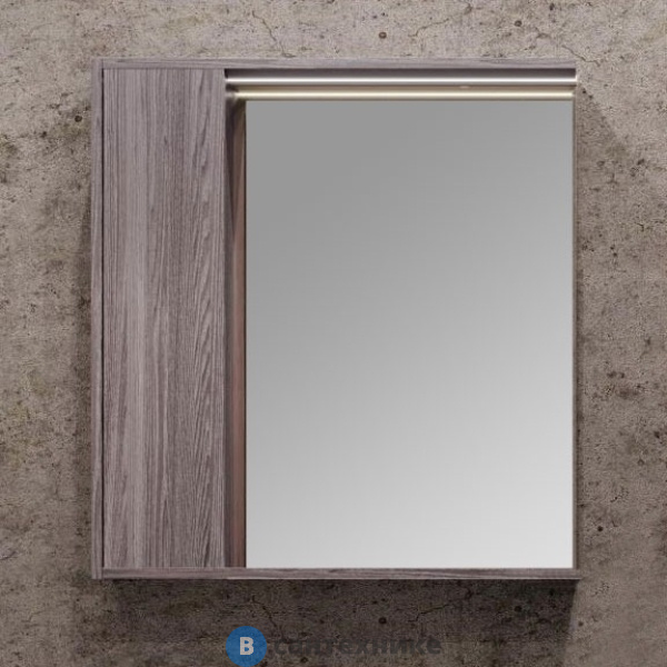 Зеркальный шкаф Акватон Стоун 80 грецкий орех (1A228302SXC80)