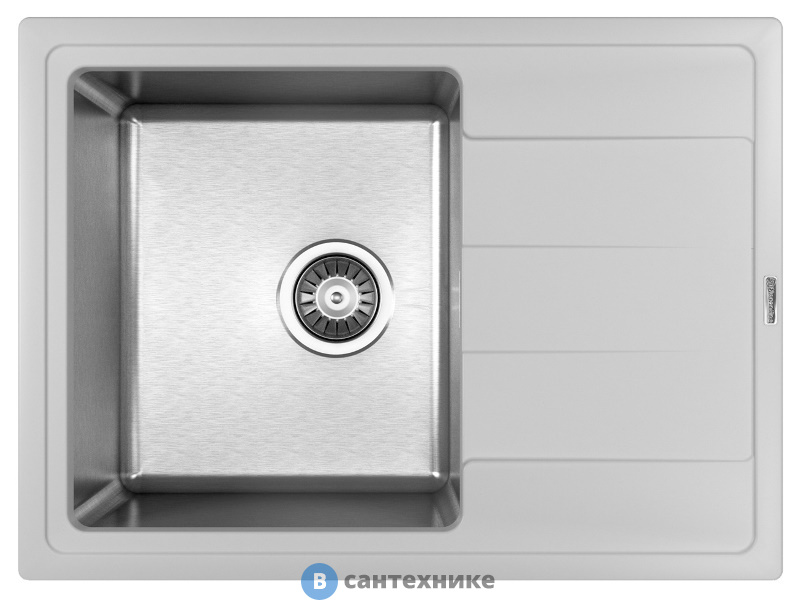 Кухонная мойка FLORENTINA Комби 650, жасмин FS (21.390.B0650.201)