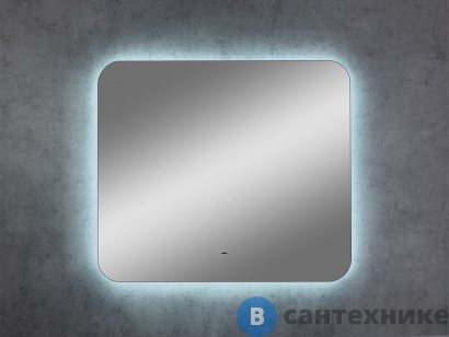 картинка Зеркало Art & MAX AM-Rav-800-700-DS-C с тёплой подсветкой "Ravenna 800x700"