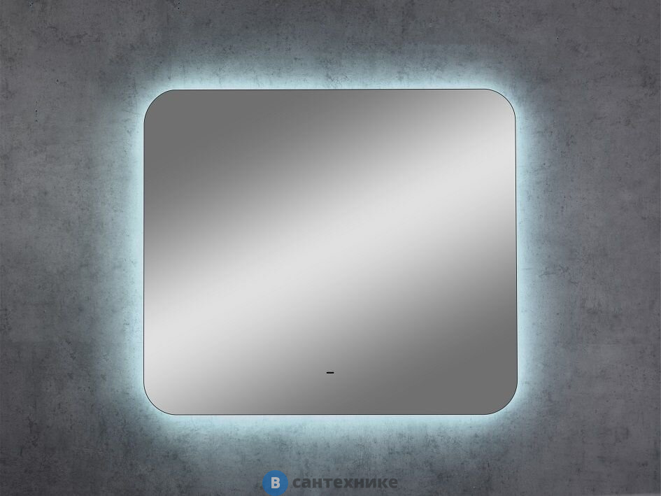 Зеркало Art & MAX AM-Rav-800-700-DS-C с тёплой подсветкой "Ravenna 800x700"