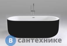 Акриловая ванна Black&White SB109 Black (1700x800x580)