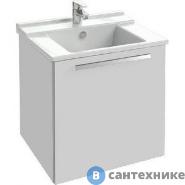 картинка Тумба под раковину Jacob Delafon STRUKTURA EB1284-N18 белый (57x47x56)