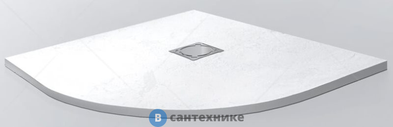 Душевой поддон RGW ST/R-0099W белый/полукруг 90*90*2,5 (16153099-01), без сифона