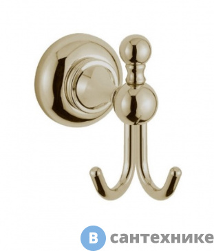 картинка Крючок Cezares APHRODITE-DHK1-02-M двойной, Бронза