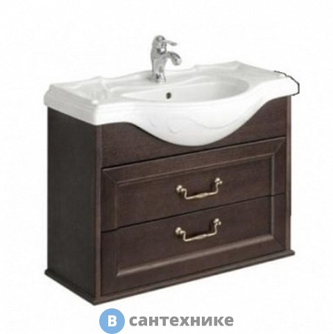 Модуль для раковины Roca AMERICA ZRU9302962 103,5х34,2х60,4 (дуб темный)