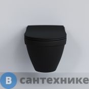 Унитаз подвесной Ambassador Nord 133T20201 (535*385*360) чёрный матовый