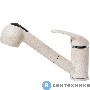 картинка Смеситель АкваГранитЭкс С-4040 беж. (328) для кухни