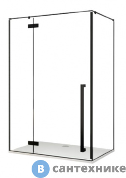 картинка Душевое ограждение Cerutti C1A 120x90x195 прозрачное стекло