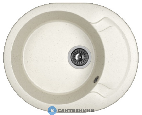 Кухонная мойка Dr. Gans Берта 580, белый CMc (25.040.B0580.401)