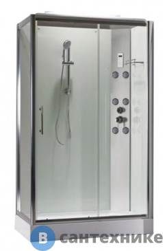 картинка Душевая кабина Band Hours Omega-3 L (800x1200х2170)