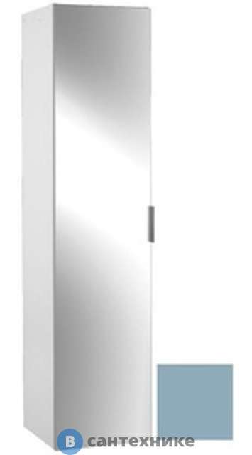 Пенал подвесной Jacob Delafon ODEON UP EB873-M43 с реверсивной зерк.дв., три полки /35х34x147/ (матовый аквамарин)