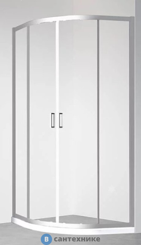 Душевой уголок Veconi RV-01 RV01-100-01-C7 стекло прозрачное/6 мм (100*100*195), без поддона