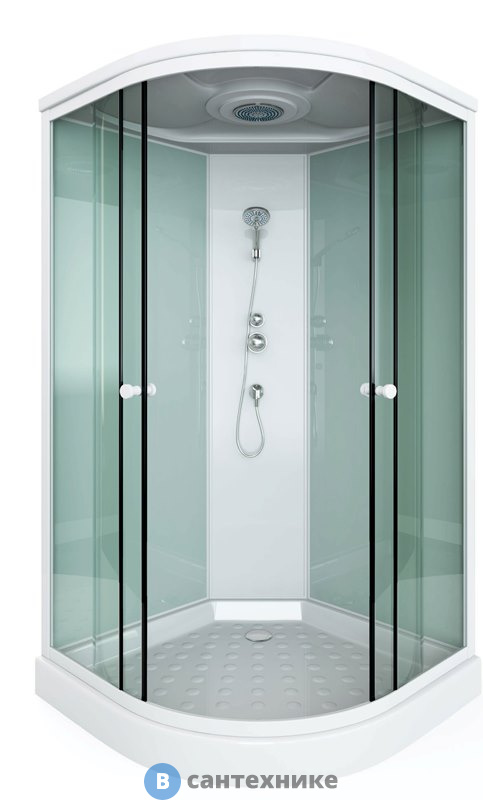 Душевая кабина Arcus S-13 (100x100) матовое стекло, низкий поддон