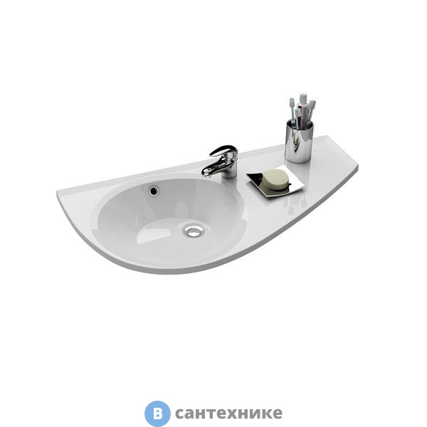 Умывальник Ravak AVOCADO пpавый белый с отвеpстием (XJ1P1100000)