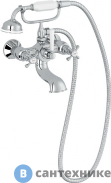 картинка Смеситель Jacob Delafon CLEO 1889 E24313-CP для ванны и душа, хром