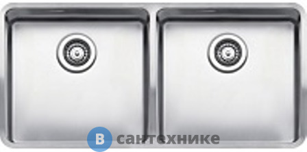 Кухонная мойка Reginox Ohio 40x40+40x40 LUX 3,5" (40222)