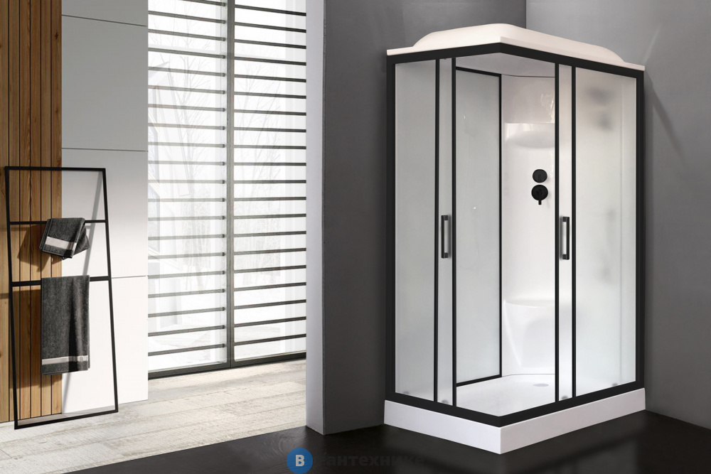 Душевая кабина Royal Bath RB 8120HP6-WC-BL 1200x800x2170 R (белое/матовое) (RB8120HP6-WC-BL-R)