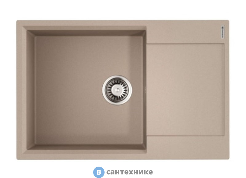 Кухонная мойка OMOIKIRI Daisen-78-LB-SA бежевый (4993693)