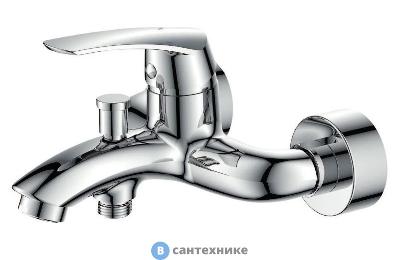 Смеситель Orange Alfi M18-100cr однозахватный для ванны/душа без душевых аксессуаров