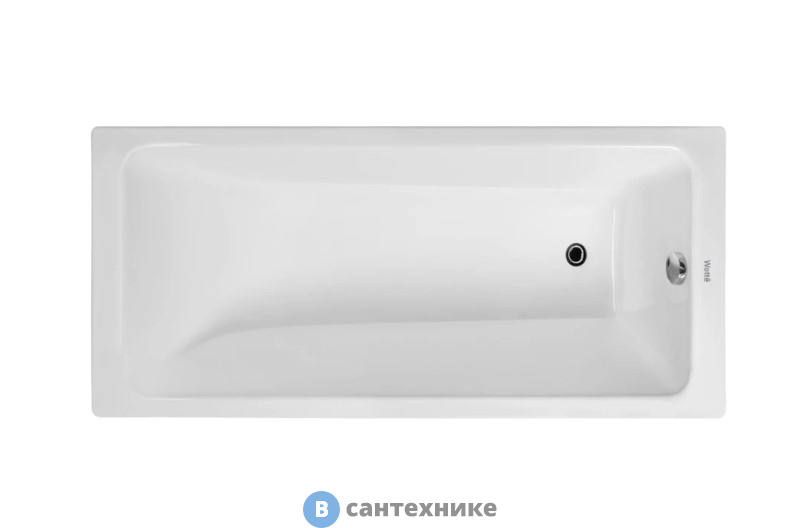 Ванна чугунная WOTTE Line 1500х700 (БП-э00д1465), без ножек