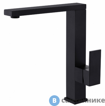 картинка Смеситель ABBER Daheim AF8214B для кухни, чёрный матовый