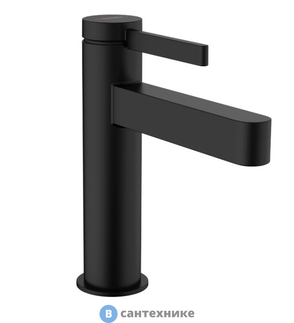 Смеситель Hansgrohe 76020670 Finoris для раковины, чёрный матовый