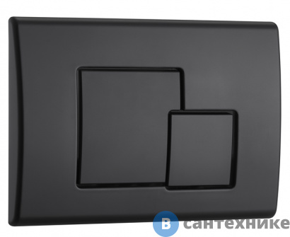 картинка Клавиша смыва WELTWASSER MARBERG 507 SE MT-BL чёрная матовая для инсталляции, квадратная