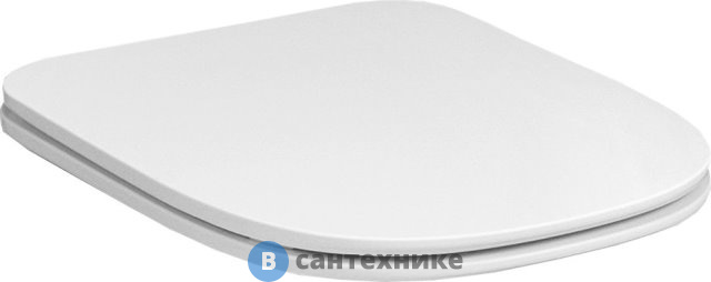 Крышка - сиденье Jacob Delafon E77168-0 Modern Life из термодюропласта с плавным закрыванием и функцией легкого снятия, белый